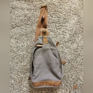 JessieJames Handbags- GLACIER CANVAS SLING SHOULDER CONCEALED BACKPACK - edc